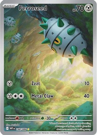 Ferroseed - 148/086 (148) [SV: White Flare] Holofoil - Deck Out Gaming