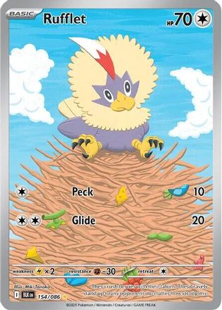 Rufflet - 154/086 (154) [SV: Black Bolt] Holofoil - Deck Out Gaming