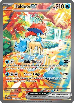 Keldeo ex - 167/086 (167) [SV: White Flare] Holofoil - Deck Out Gaming