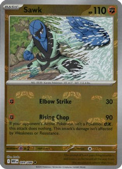 Sawk (Master Ball Pattern) (49) [SV: White Flare] Holofoil - Deck Out Gaming