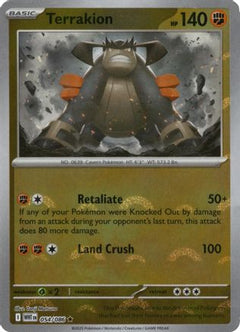 Terrakion (Poke Ball Pattern) (54) [SV: White Flare] Holofoil - Deck Out Gaming