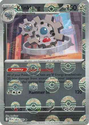 Klinklang (Poke Ball Pattern) (63) [SV: Black Bolt] Holofoil - Deck Out Gaming