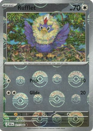 Rufflet (Poke Ball Pattern) (77) [SV: Black Bolt] Holofoil - Deck Out Gaming