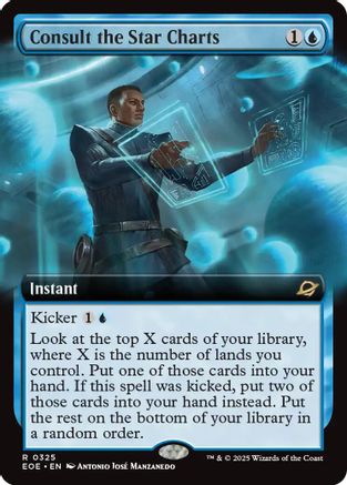 Consult the Star Charts (Extended Art) (325) [Edge of Eternities] foil - Deck Out Gaming