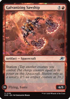 Galvanizing Sawship (136) [Edge of Eternities] - Deck Out Gaming