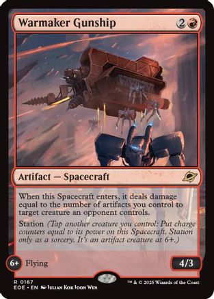 Warmaker Gunship (167) [Edge of Eternities] - Deck Out Gaming