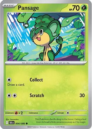 Pansage (4) [SV: Black Bolt] - Deck Out Gaming