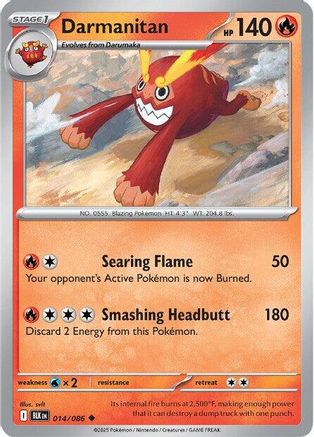 Darmanitan (14) [SV: Black Bolt] - Deck Out Gaming