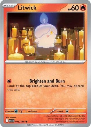 Litwick (16) [SV: White Flare] Reverse Holofoil - Deck Out Gaming