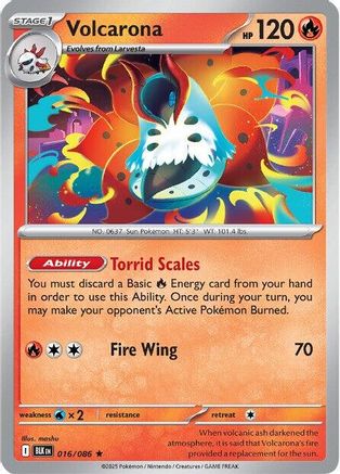 Volcarona (16) [SV: Black Bolt] Reverse Holofoil - Deck Out Gaming