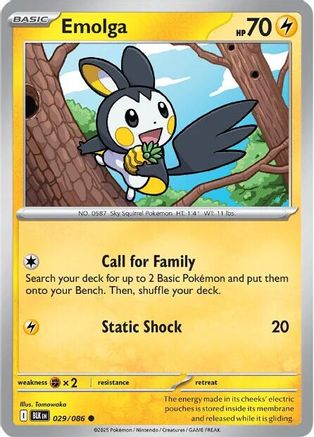 Emolga (29) [SV: Black Bolt] Reverse Holofoil - Deck Out Gaming