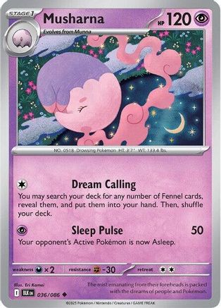 Musharna (36) [SV: Black Bolt] Reverse Holofoil - Deck Out Gaming