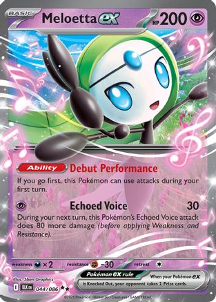 Meloetta ex (44) [SV: Black Bolt] Holofoil - Deck Out Gaming