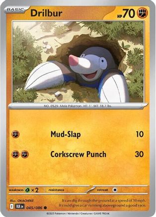 Drilbur (45) [SV: Black Bolt] Reverse Holofoil - Deck Out Gaming