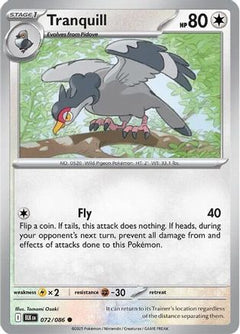 Tranquill (72) [SV: Black Bolt] - Deck Out Gaming