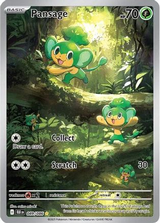 Pansage - 089/086 (89) [SV: Black Bolt] Holofoil - Deck Out Gaming