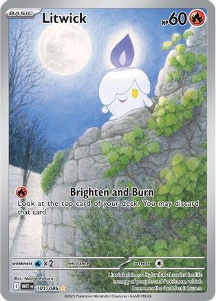 Litwick - 101/086 (101) [SV: White Flare] Holofoil - Deck Out Gaming