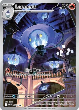 Lampent - 102/086 (102) [SV: White Flare] Holofoil - Deck Out Gaming