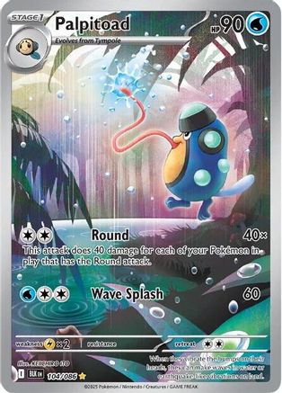 Palpitoad - 104/086 (104) [SV: Black Bolt] Holofoil - Deck Out Gaming