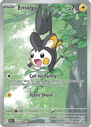Emolga - 112/086 (112) [SV: Black Bolt] Holofoil - Deck Out Gaming