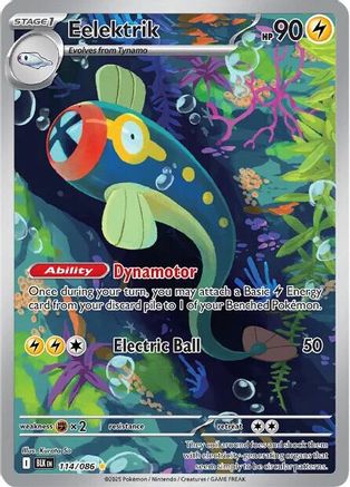 Eelektrik - 114/086 (114) [SV: Black Bolt] Holofoil - Deck Out Gaming
