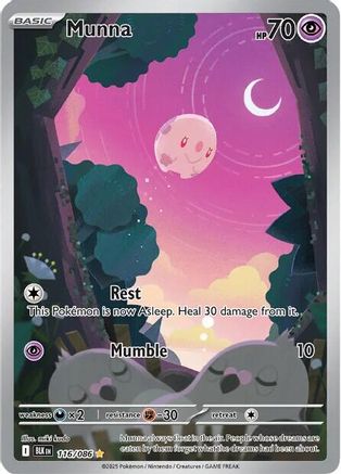 Munna - 116/086 (116) [SV: Black Bolt] Holofoil - Deck Out Gaming
