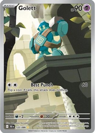 Golett - 122/086 (122) [SV: Black Bolt] Holofoil - Deck Out Gaming