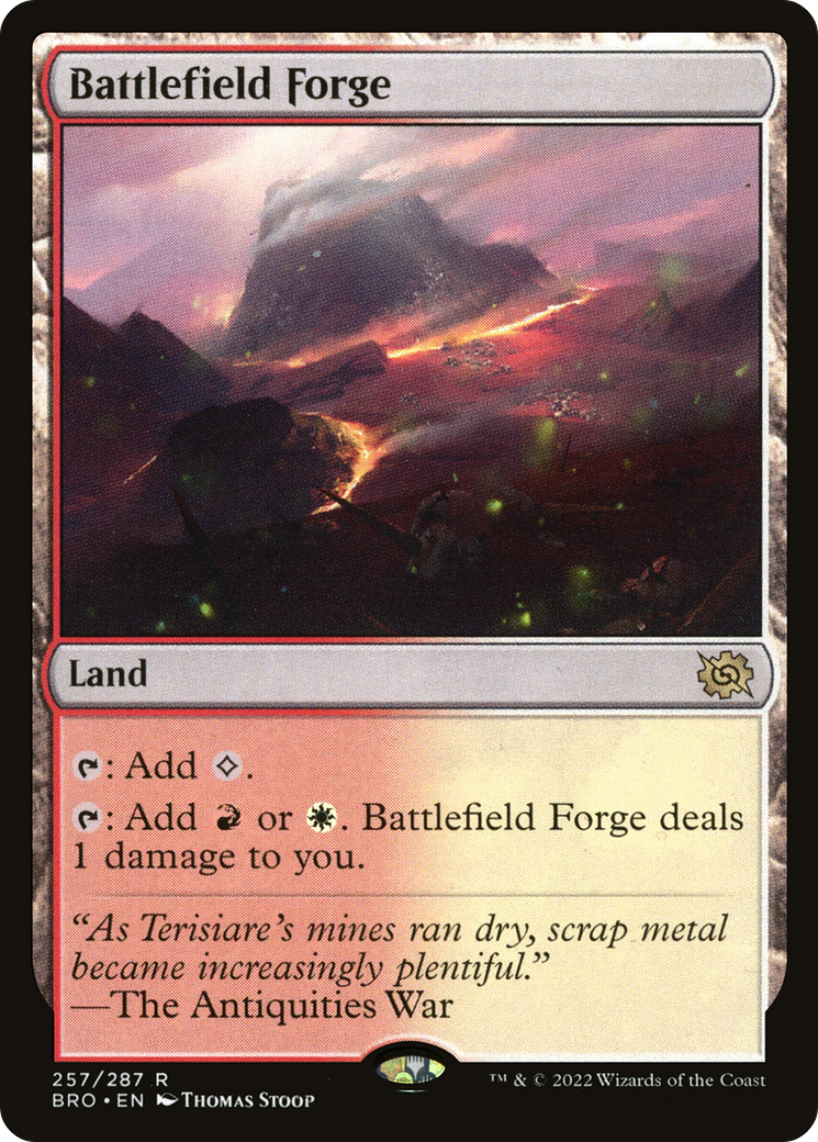 Battlefield Forge (257) [The Brothers' War] foil - Deck Out Gaming