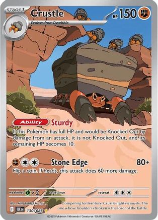 Crustle - 130/086 (130) [SV: Black Bolt] Holofoil - Deck Out Gaming