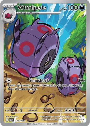 Whirlipede - 133/086 (133) [SV: Black Bolt] Holofoil - Deck Out Gaming