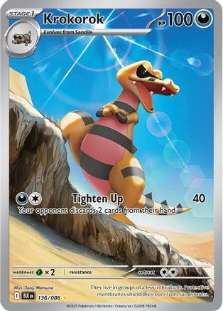 Krokorok - 136/086 (136) [SV: Black Bolt] Holofoil - Deck Out Gaming