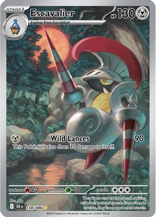 Escavalier - 138/086 (138) [SV: Black Bolt] Holofoil - Deck Out Gaming