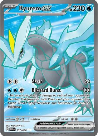 Kyurem ex - 157/086 (157) [SV: Black Bolt] Holofoil - Deck Out Gaming