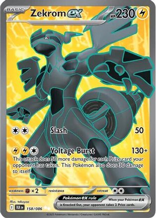 Zekrom ex - 158/086 (158) [SV: Black Bolt] Holofoil - Deck Out Gaming