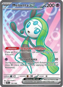 Meloetta ex - 159/086 (159) [SV: Black Bolt] Holofoil - Deck Out Gaming