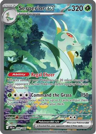 Serperior ex - 164/086 (164) [SV: Black Bolt] Holofoil - Deck Out Gaming