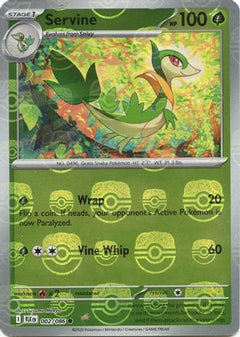 Servine (Master Ball Pattern) (2) [SV: Black Bolt] Holofoil - Deck Out Gaming