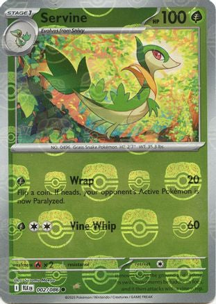 Servine (Master Ball Pattern) (2) [SV: Black Bolt] Holofoil - Deck Out Gaming