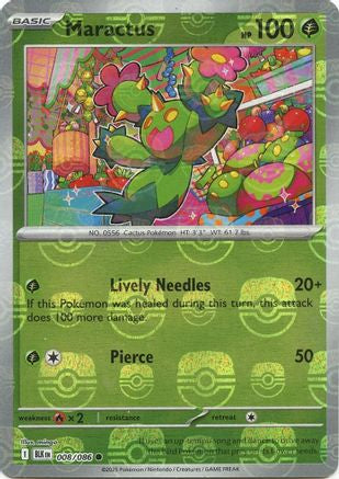 Maractus (Master Ball Pattern) (8) [SV: Black Bolt] Holofoil - Deck Out Gaming