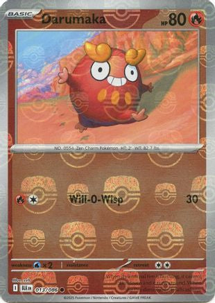 Darumaka (Master Ball Pattern) (13) [SV: Black Bolt] Holofoil - Deck Out Gaming