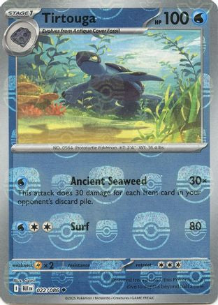 Tirtouga (Master Ball Pattern) (22) [SV: Black Bolt] Holofoil - Deck Out Gaming