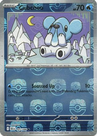 Cubchoo (Master Ball Pattern) (25) [SV: Black Bolt] Holofoil - Deck Out Gaming
