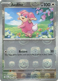 Audino - 074/086 (Master Ball Pattern) (74) [SV: Black Bolt] Holofoil - Deck Out Gaming