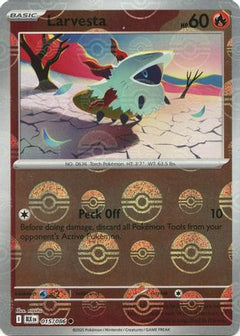 Larvesta (Poke Ball Pattern) (15) [SV: Black Bolt] Holofoil - Deck Out Gaming