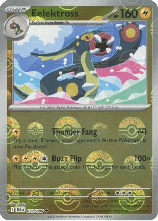Eelektross (Poke Ball Pattern) (32) [SV: Black Bolt] Holofoil - Deck Out Gaming