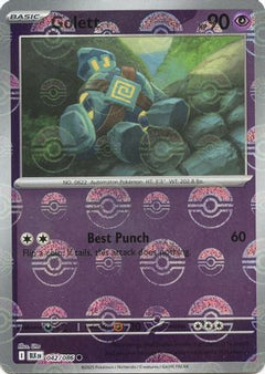 Golett (Poke Ball Pattern) (42) [SV: Black Bolt] Holofoil - Deck Out Gaming