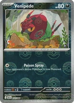 Venipede (Poke Ball Pattern) (54) [SV: Black Bolt] Holofoil - Deck Out Gaming