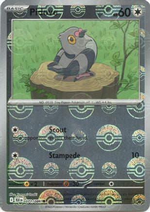 Pidove (Poke Ball Pattern) (71) [SV: Black Bolt] Holofoil - Deck Out Gaming