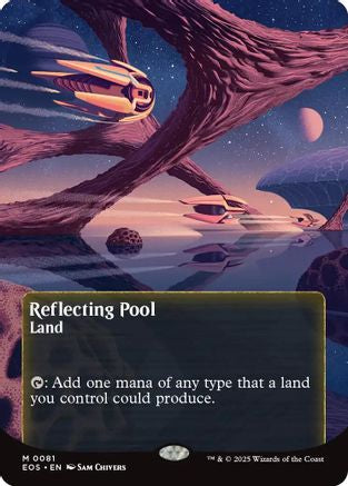 Reflecting Pool (0081) (Borderless) (81) [Edge of Eternities: Stellar Sights] foil - Deck Out Gaming