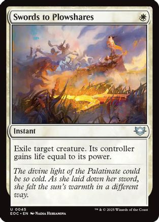 Swords to Plowshares (45) [Commander: Edge of Eternities] - Deck Out Gaming